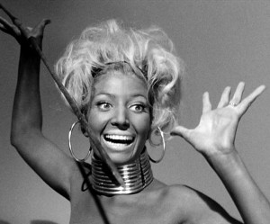 Monica Vitti playful